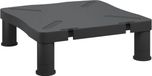 vidaXL Monitorstandaard 33,5x34x10,5 cm zwart