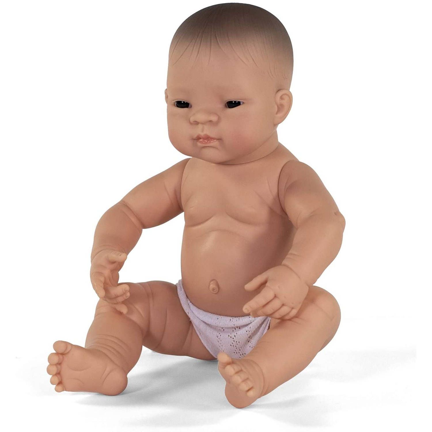 Miniland Babypop Jongetje Met Vanillegeur 40 Cm Bruine Ogen - 8413082310059