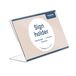 Europel OPUS 2 350125 tafelstandaard, schuin, acryl, transparant, voor 90 x 60 mm dwars