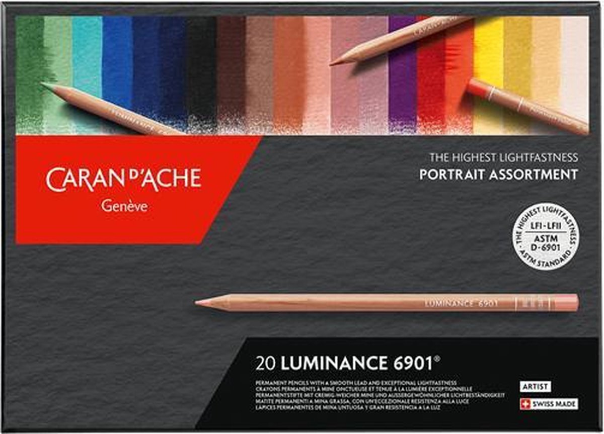 Caran d'Ache Luminance 20 portret