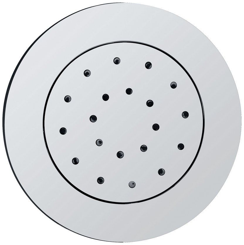 Wiesbaden ABS Inbouw verstelbare zijdouche rond 135mm chroom 29.3850