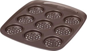 Pyrex Asimetria Bakplaat voor Mini Pizza - Metaal - 30x28 cm - Bruin