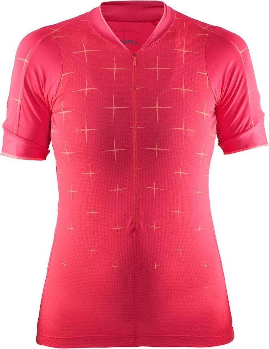 Craft Belle Glow Jersey - Korte Mouwen - Rood - Maat M