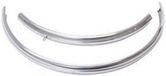 Buchel Spatbordset Zilver 28" Polyester Stadsfiets Voor