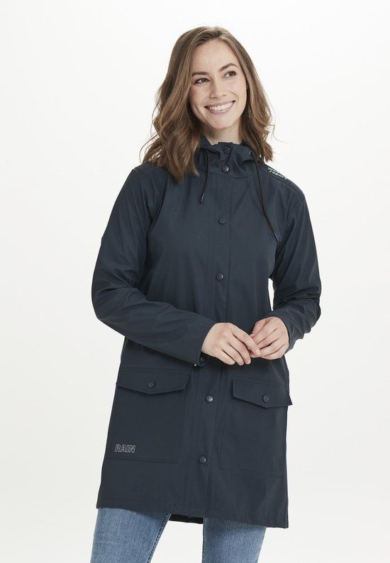 Weather Report Regenmantel TASS W W-PRO 5000 Dames Donkerblauw Polyester