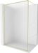 Mexen Kioto-F paroi de douche Walk-in avec cadre 100 x 202 cm, verre dépoli 8 mm, or brossé