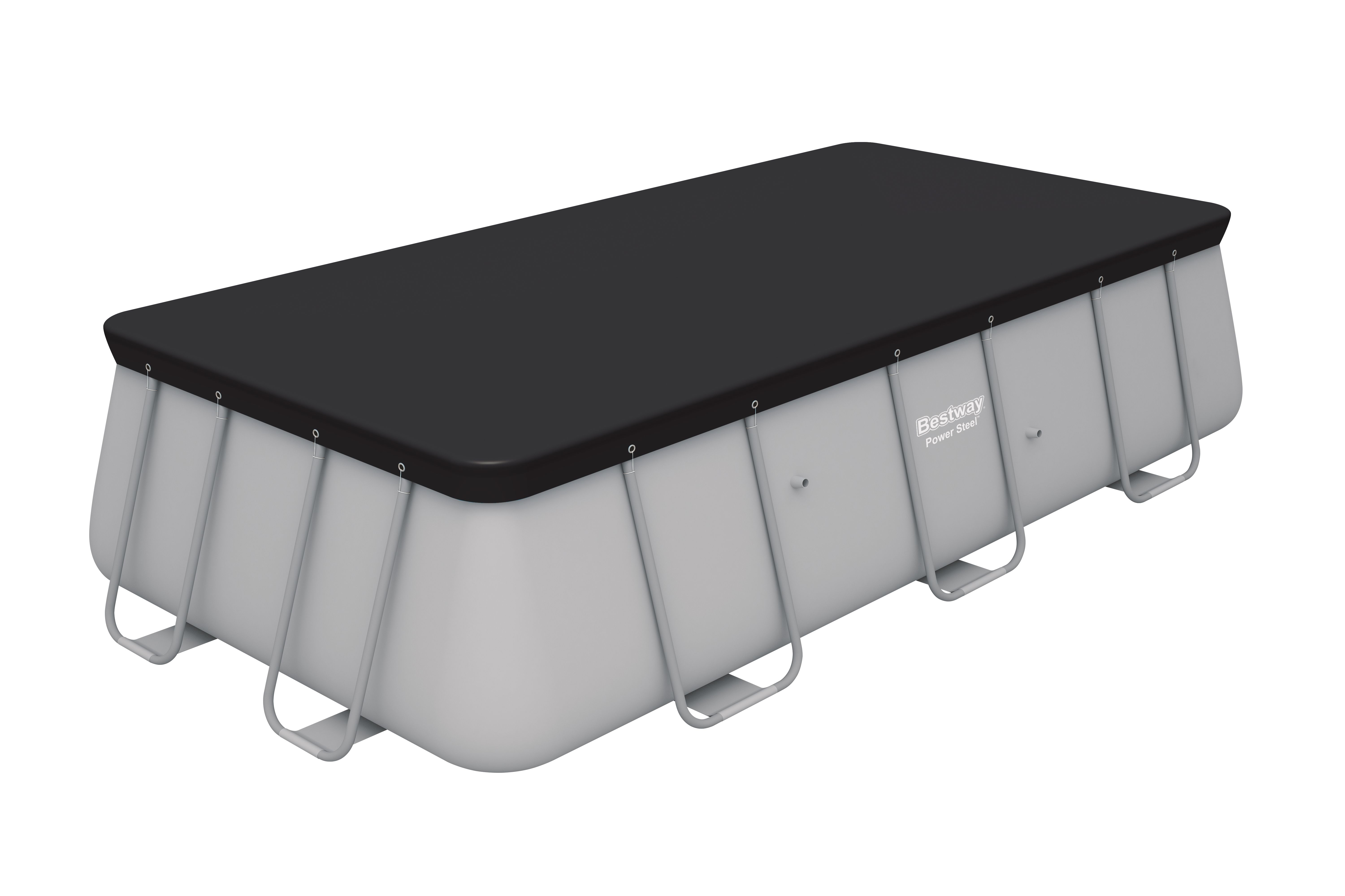 Bestway Flowclear Cover Power Steel Rectangular 404/412 - Blue - Polypropylene (PP)