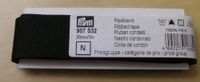 Prym Geribbelde tape 26 mm Zwart, Zwart, 3 m