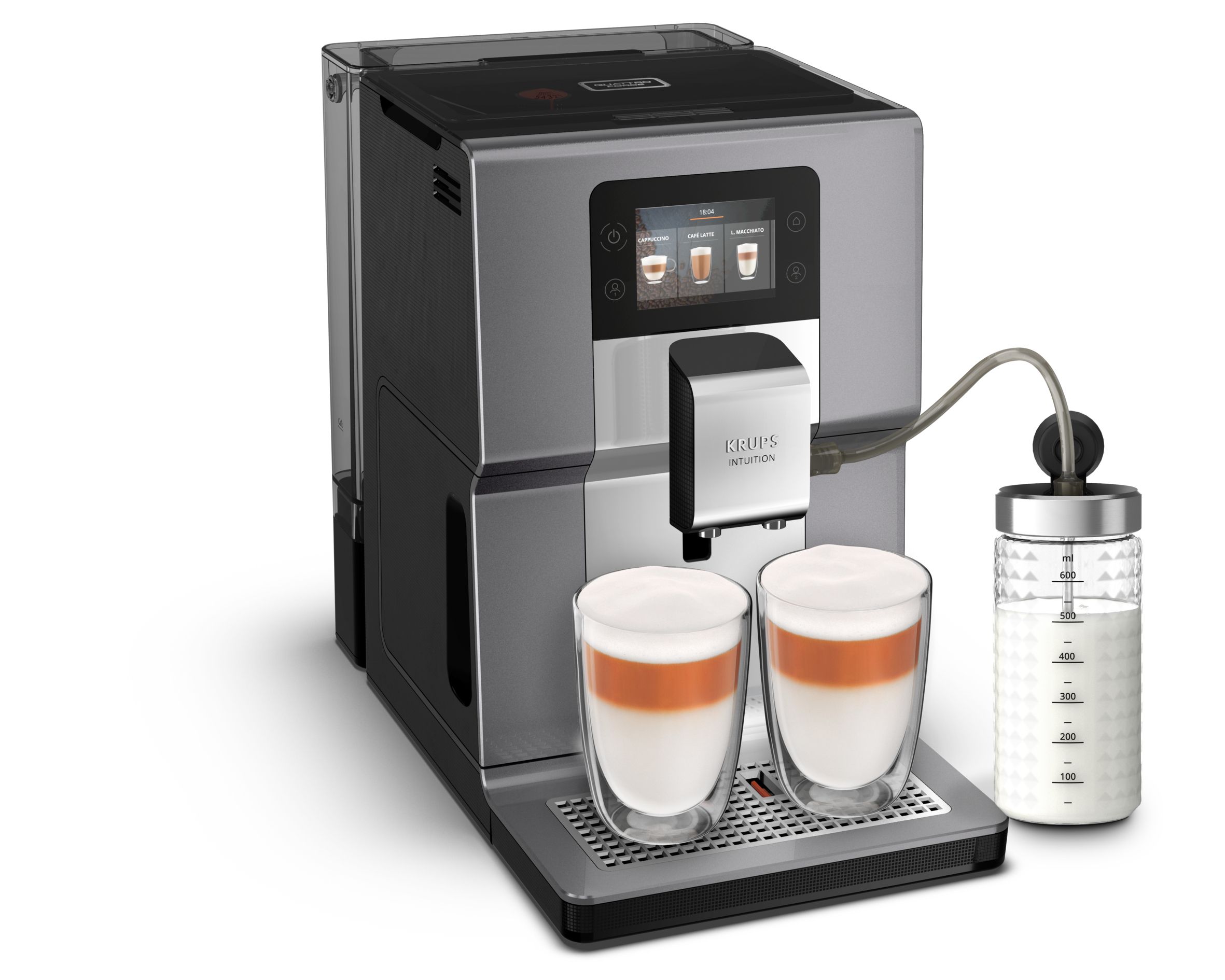 Krups EA875E Intuition Preference+ Espresso Machine - Grey