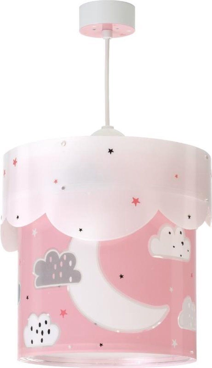 Dalber Moon Hanglamp - Roze/Wit - Kunststof - 2021