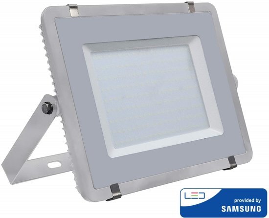 V-tac Samsung by VT-200-G LED schijnwerper - 200 W - 16000 Lumen - 4000K - grijs