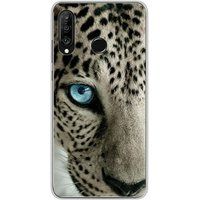 1001 coques Huawei P30 Lite Oeil de leopard bedrukt siliconen hoesje