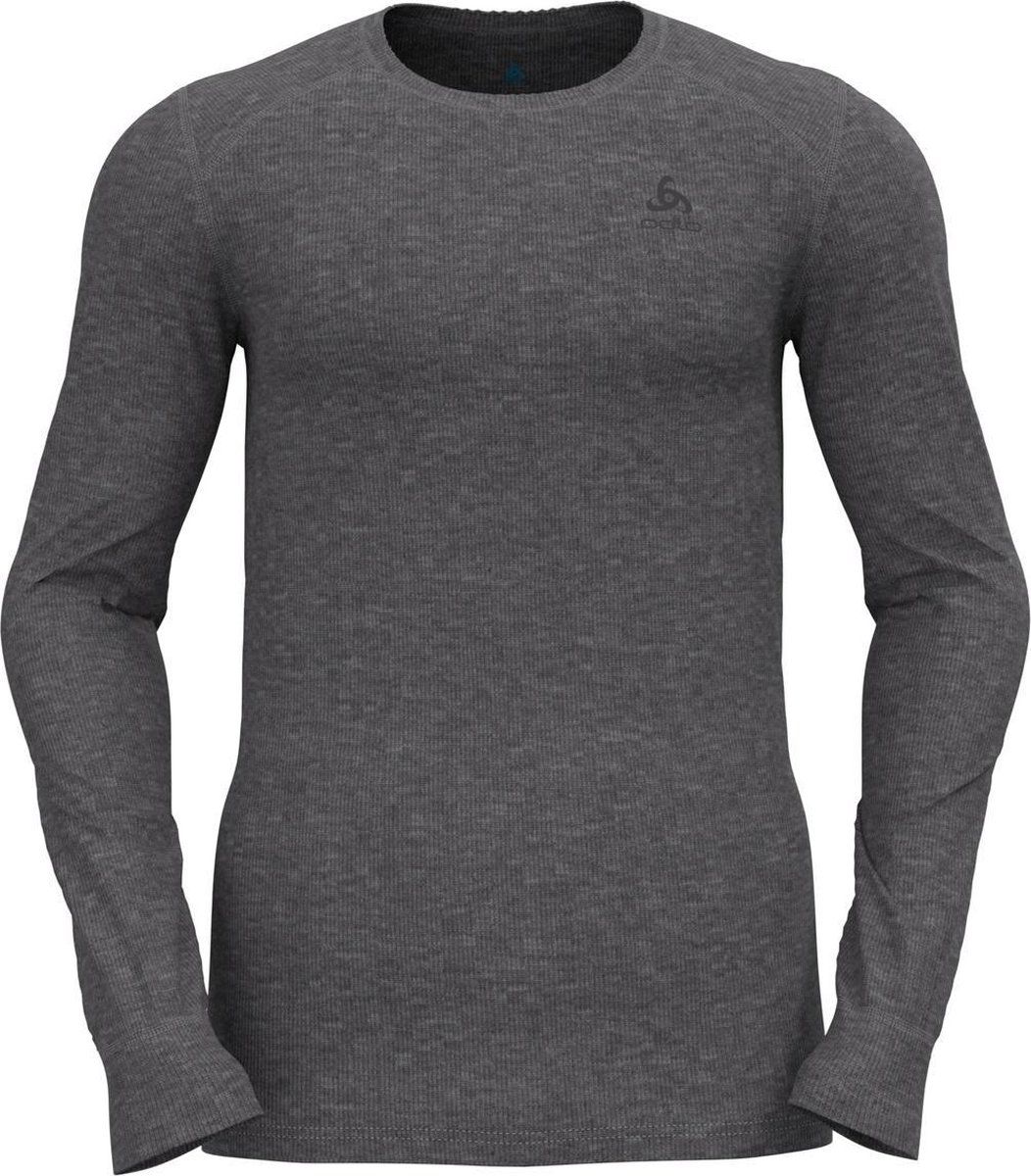 ODLO ACTIVE WARM ECO Shirt Ronde Hals Lange Mouwen Grijs - Maat 4XL
