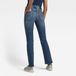 G-Star Noxer Straight Jeans Dames Faded Santorini
