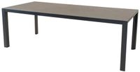 Les Geneva eettafel 220x100 cm antraciet