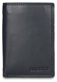 Laura Biagiotti Portefeuille homme Cuir véritable Noir Slim Compact Black B UNICA 9x13x2 cm