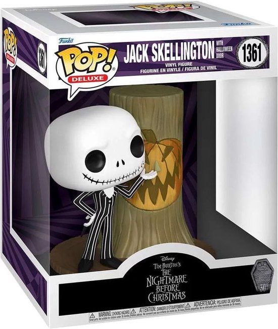 Funko Pop Deluxe: Jack Skellington with Halloween Door - The Nightmare before Christmas (30th Anniversary)