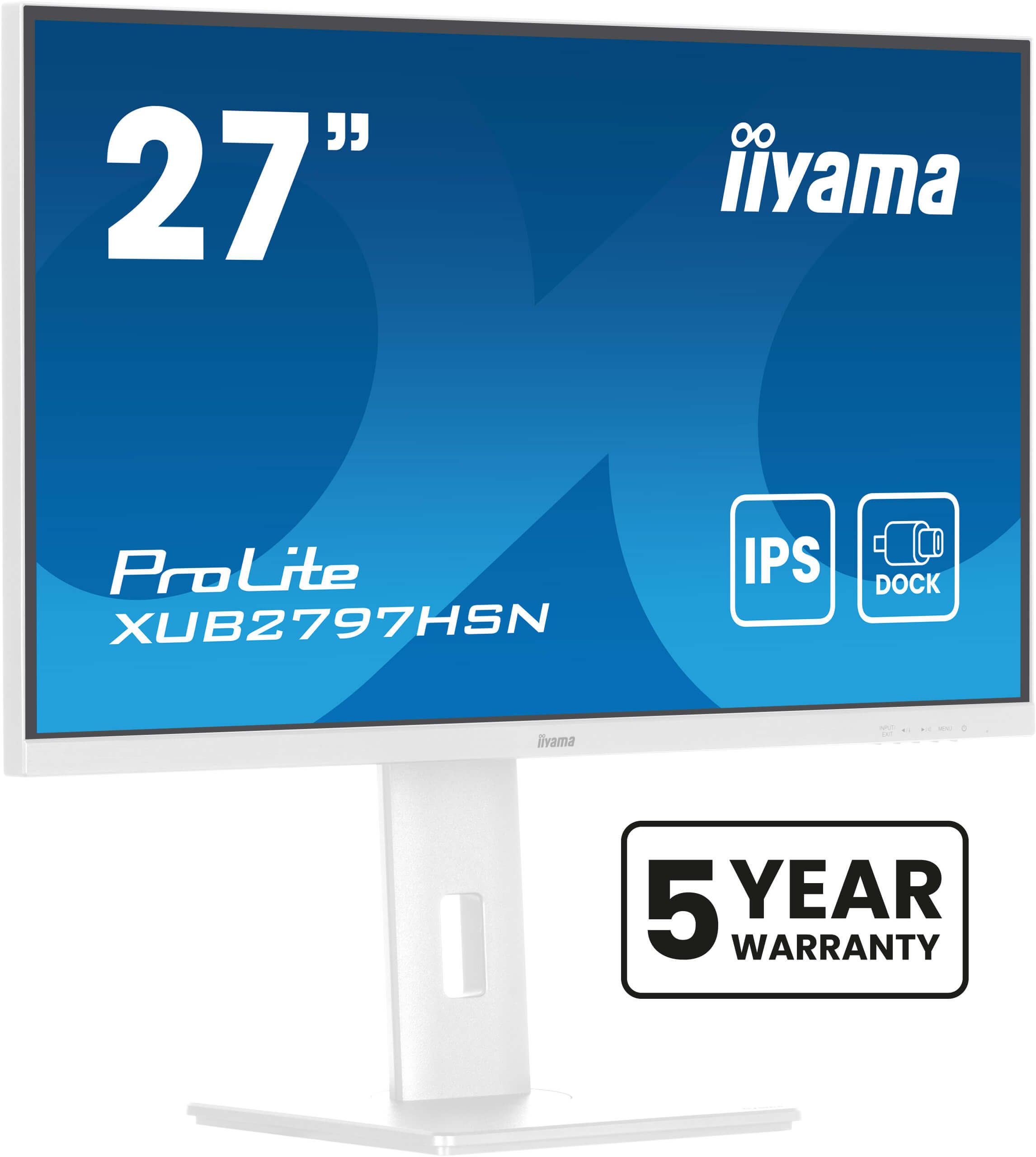 Iiyama XUB2797HSN-W2 - 27 inch - Full HD - IPS - Wit