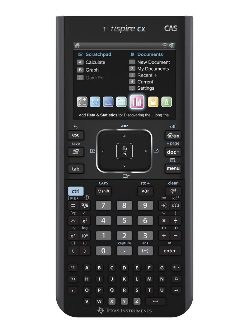 Texas Instruments TI-Nspire CX CAS - Zwart - Grafische Rekenmachine