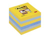 Post-it Super Sticky Notes 76 x 76 mm New York Kleuren 6 Blokken van 90 Vellen