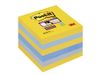 Post-it Super Sticky Notes 76 x 76 mm New York Kleuren 6 Blokken van 90 Vellen