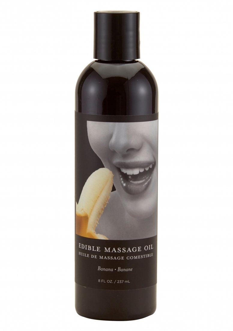 Earthly body Banana Edible Massage Oil -- 8 oz