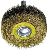 Osborn 0002506361 70x12x15 Mm Brosse métallique ronde ondulée Jaune