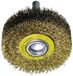 Osborn 0002506361 70x12x15 Mm Brosse métallique ronde ondulée Jaune