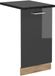 Vicco R-Line Vaatwasserfrontpaneel – 45 cm, WB Antraciet Antraciet Hoogglans