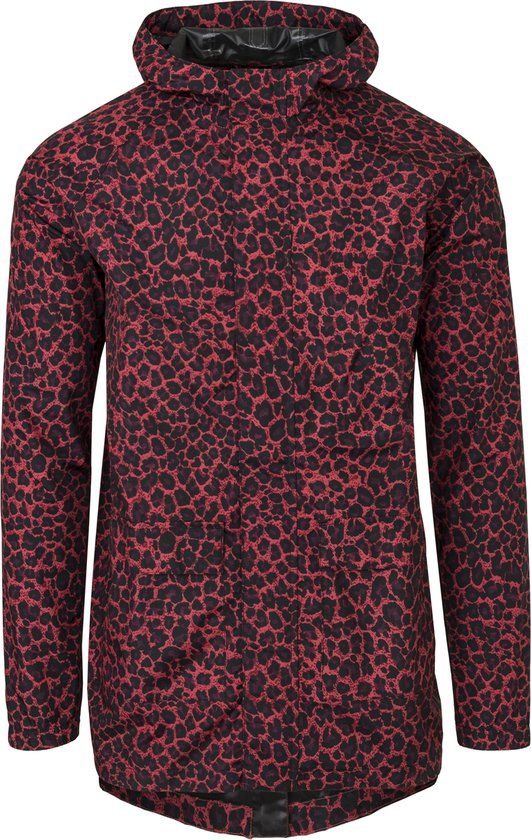 AGU Leopard print Motion poncho Urban Outdoor - Rood/Zwart - XL