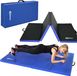 Tapis de sol souple, 200x100x5 cm, bleu-noir