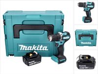 Makita DDF 487 G1J accuboormachine 18 V 40 Nm borstelloos + 1x accu 6.0 Ah + Makpac