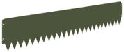 Acier Bordure de pelouse 30 pc 103 x 20 cm vert olive