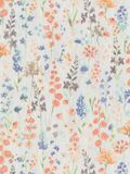A.S. Création Aquarel Dreams Vliesbehang Bloemen Lichtblauw Lila Turquoise