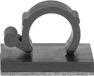 HellermannTyton MAGRA9-PA66/NDFEBR5-BK Kabelclip