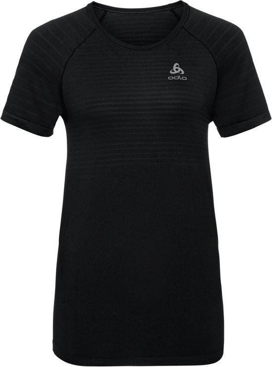 ODLO Suw Top Crew Neck S/S Performance X-Light Heren Sportshirt - Black - Maat S