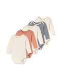 SCHIESSER Baby-body 1/1 - 5 stuks - Katoen - Maat 50/62 - Unisex