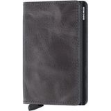 Secrid Slim Wallet Portemonnee Vintage Grey - Black