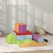 7 Modules de jeu moteur pour bébé, parcours d'éveil en mousse EPE multicolore, tapis d'activités empilables pour tout-petits et enfants préscolaires
