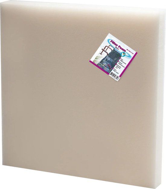 Velda Filterschuim Fijn Vt 50 X 50 X 2 Cm Foam Wit