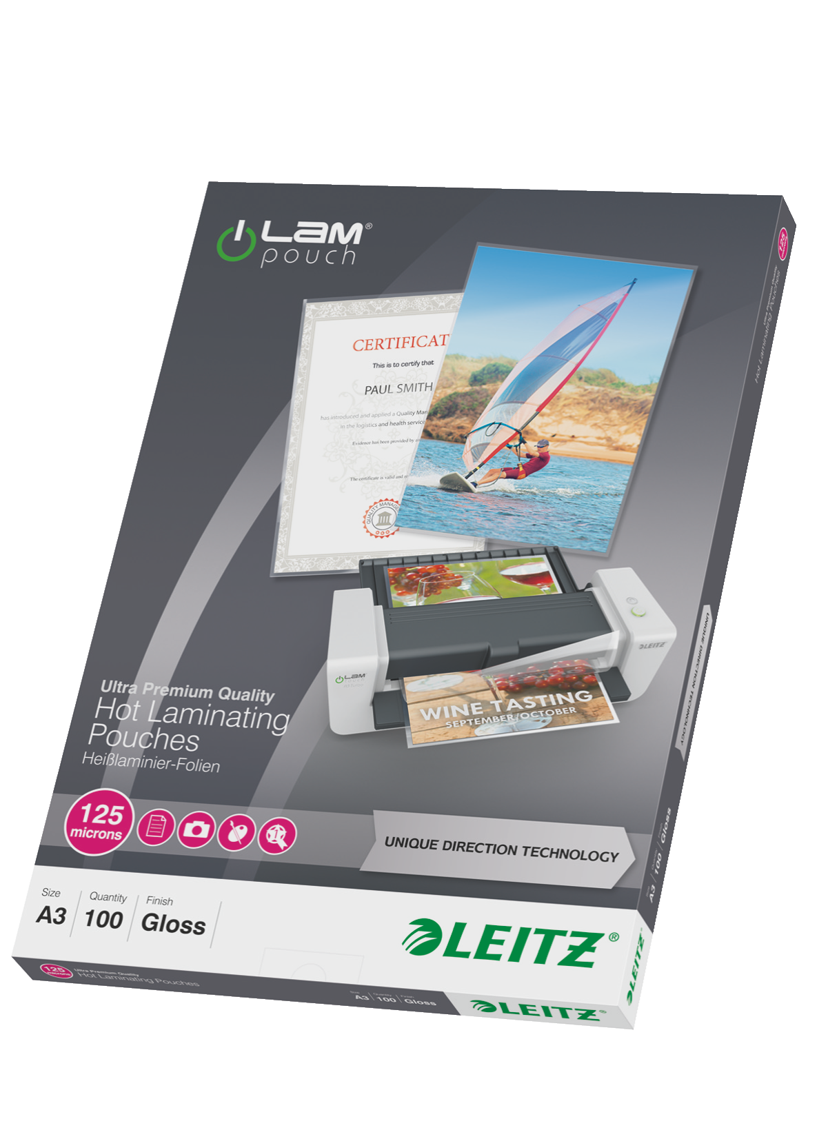 Leitz iLAM UDT Laminatorzakken transparant 100 stuks