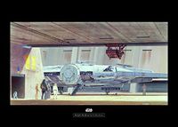 Komar Wandafbeelding | Star Wars Classic RMQ Mos Eisley Hangar | Kinderkamer, jeugdkamer, decoratie, kunstdruk | zonder lijst | WB153-70x50 | Maat: 70 x 50 cm