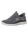 Skechers Summits Key Pace Espadrilles voor heren, houtskool mesh, Black Trim, 47,5 EU