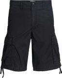 JACK & JONES PLUS SIZE JACK&JONES JPSTCOLE FRANK CARGO SHORT MID SN PLS Zwart