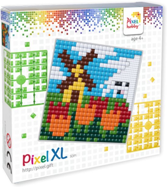 PIXELHOBBY Pixel XL sets - molen nijlpaard schaap