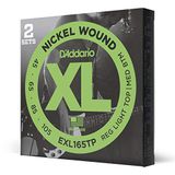 D'Addario XL Nickel Elektrische Basgitaarsnaren 45-105, 2 Sets