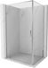 Mexen Exo porte battante cabine de douche 80 x 95 cm, transparent, chrome