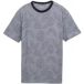 Tom Tailor T-shirt en jacquard met patroon - Taille S - marineblad jacquard design