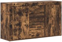 vidaXL Dressoir Rook Eiken Bewerkt Hout 120 x 36 x 69 cm
