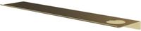 Hotbath &More Planchet 60 cm inclusief bevestigings rails met 1 uitsparing voor een zeepdispenser of beker Geborsteld messing PVD